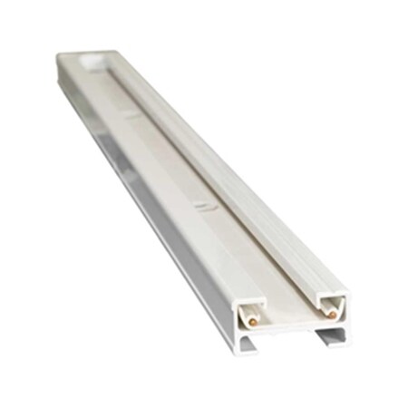 Gorgeousglow 8 ft. Single Circuit Track - White GO1799615